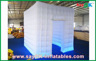 Photo Booth Kecil LED Inflatable Photo Booth Kiosk Dengan CE Blower Untuk Upacara Pernikahan