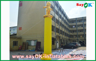 Inflatable Tall Man Tahan Lama Inflatable Sky Dancer Blower Untuk Periklanan, Bersertifikat CE