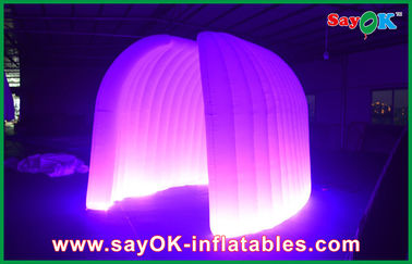 Go Outdoors Air Tent Wedding Party Round Inflatable Air Tent 210D Oxford Cloth Dengan Lampu LED