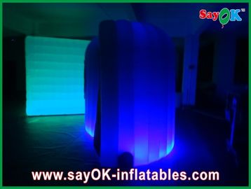 Inflatable Photo Studio Indoor Inflatable Photobooth Shell Tenda Upacara Pernikahan Dengan Logo Kamera