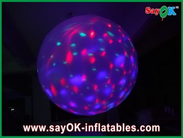 Multi-warna Inflatable Pencahayaan Dekorasi Inflatable Bola Dengan Lampu Led, Purple