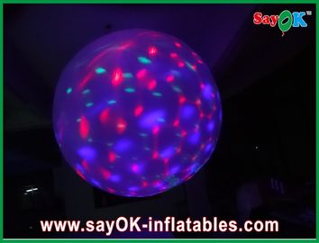Multi-warna Inflatable Pencahayaan Dekorasi Inflatable Bola Dengan Lampu Led, Purple