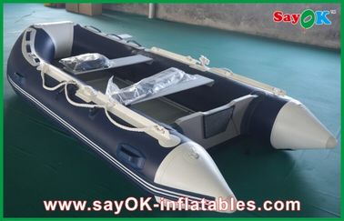 Kaku Hull Inflatable Fiberglass Kecil Perahu Dengan Heavy Duty Aluminium Lantai