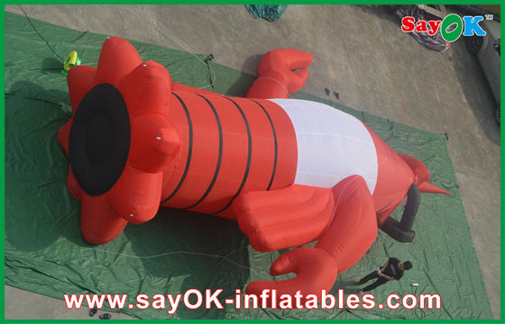 Karakter Kartun Inflated Festival Merah Karakter Kartun Inflatable 420D Kain Oxford
