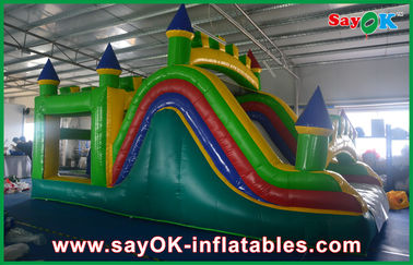 Anak Bouncers Inflatable PVC Tarpaulin Outdoor Komersial Bounce House Festival Menggunakan CE