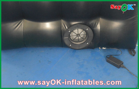 Photo Booth Enclosure Red Business Open Air Photo Booth Tahan Air / Tahan Lama CE / UL