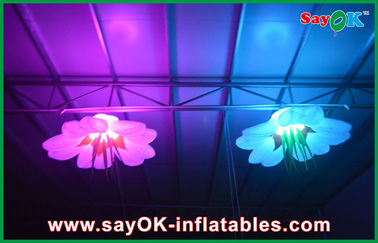 Partai Inflatable Pencahayaan Dekorasi Jeruk / Hijau Disesuaikan