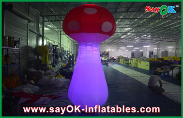 Lucu Inflatable Paskah Dekorasi Jamur Dengan Tanah Blower