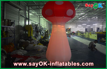 Lucu Inflatable Paskah Dekorasi Jamur Dengan Tanah Blower