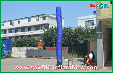 Sky Dancer Inflatable Blue Inflatable Guy Air Sky Dancer Dengan Penggunaan Pernikahan Blower Bawah