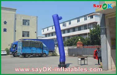 Sky Dancer Inflatable Blue Inflatable Guy Air Sky Dancer Dengan Penggunaan Pernikahan Blower Bawah