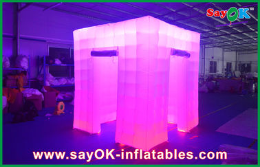 Party Photo Booth Portable Safe Green Event Inflatable Photo Booth Penampilan Cantik