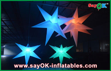 Pernikahan Gantung Inflatable Pencahayaan Dekorasi Inflatable Led Bintang