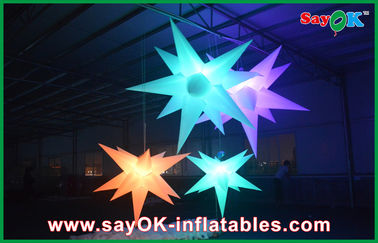 Led Partai Inflatable Pencahayaan Dekorasi Indah Inflatable Bintang