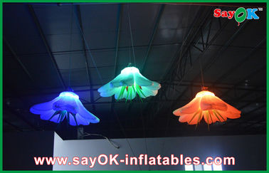 Hanging Flower Inflatable Pencahayaan Dekorasi, Inflatable Dekorasi Natal