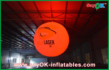Acara Inflatable Pencahayaan Dekorasi berwarna Led Lampu Ballon Dengan Printing Logo