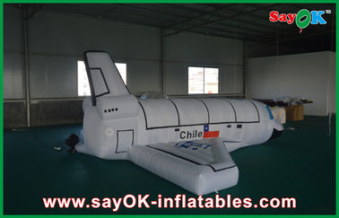 Produk Tiup Kustom Tahan Lama Pesawat Inflable Advertising Airplane Model