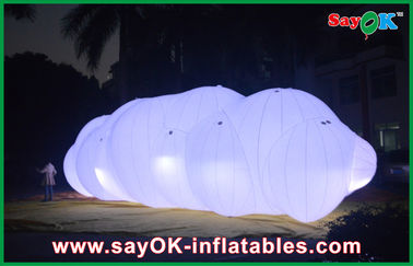 0.18mm PVC Inflatable Helium Cloud Balon mengambang Dalam Air Dengan Light LED