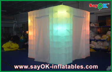 Inflatable Photo Booth Rental Portable Props Led Light Inflatable Photo Studio Penggunaan Keluarga