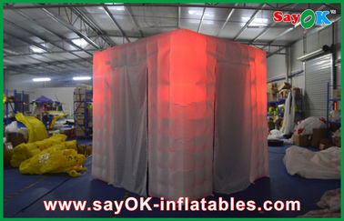 Inflatable Cube Tent Water Proof Party Led Photobooth Dekorasi Natal Tiup