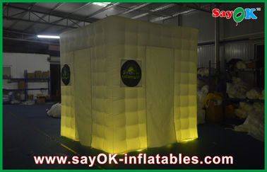 Photo Booth Backdrop Menarik Pesta Pernikahan Inflatable Photo Booth Tenda Kandang Dengan Lampu Led