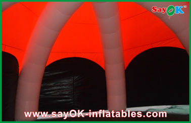 Go Outdoors Air Tent 3 M Merah Hexagon Tenda Tiup Luar Ruangan Besar PVC Untuk Panggilan