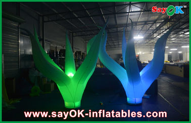 Waterproof 190T Nylon Inflatable Pencahayaan Dekorasi Di Tanah 2m Upacara