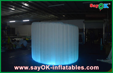 Photo Booth Led Light Blue Waterproof Inflatable Booth Oxford Cloth Untuk Pernikahan