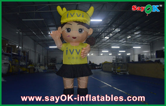Karakter Inflatable Besar Simulasi Desain 3D Karakter Kartun Inflatable Pencetakan Logo Untuk Luar Ruang