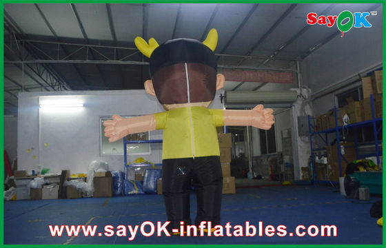 Dekorasi Taman Inflatable Acara Pesta Bergerak Karakter Kartun Inflatable Dengan Kain Oxford