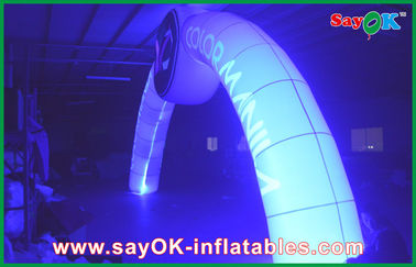 Halloween Archway Inflatable 5 * 3m Lengkungan Tiup Besar Memimpin Acara Praktis Berwarna-warni Ringan Untuk Gerbang Balap