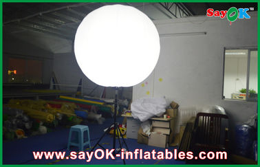 Berdiri Putih Inflatable Pencahayaan Dekorasi Air Balloons Untuk Periklanan Bisnis