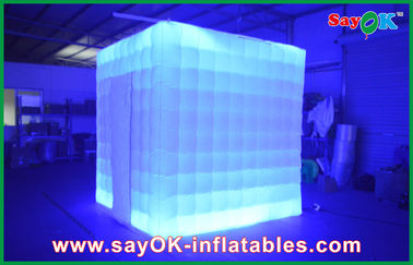 Sewa Photo Booth Inflatable Portable Cube Inflatable Photobooth 2.4x2.4x2.5m Dengan Tenda LED