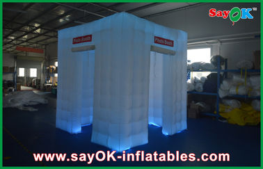 Sewa Photo Booth Inflatable Portable Cube Inflatable Photobooth 2.4x2.4x2.5m Dengan Tenda LED