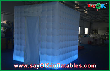 Inflatable Photo Studio White Indoor Inflatable Cube Tent, Props Photo Booth Acara Keluarga Praktis