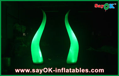 Cone 190T Nylon Inflatable Pencahayaan Dekorasi, Indoor Partai Inflatable Pencahayaan Tahap