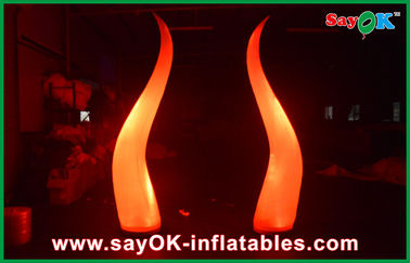 Cone 190T Nylon Inflatable Pencahayaan Dekorasi, Indoor Partai Inflatable Pencahayaan Tahap