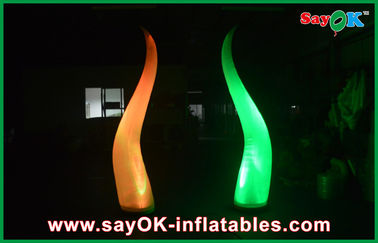 2M Tinggi Festival Kegiatan Dekorasi Inflatable Cone Dengan Led Advertisment