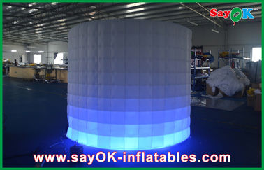 Inflatable Photo Booth Rental Air Wall White Print Inflatable Photo Booth Untuk Acara Komersial
