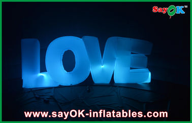 Valentine Inflatable Surat Cinta Dekorasi Lampu Pernikahan Untuk Pernikahan Proposal