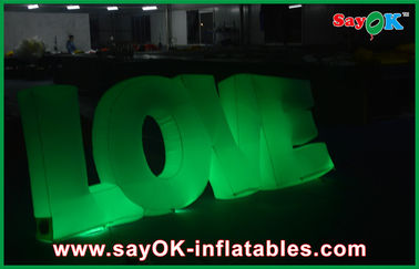 Cinta Pencahayaan Yard, Inflatables Pernak terbuka Nylon Cloth