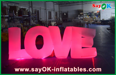 Populer Valentine Inflatable Pencahayaan Dekorasi Engagement Kegiatan