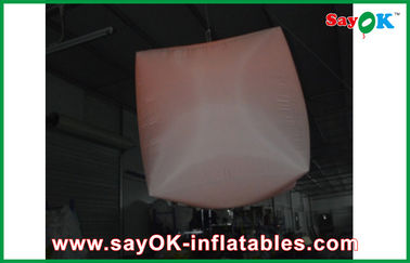 Persegi Hanging Inflatable LED Light Bergaya Disesuaikan Untuk Klub