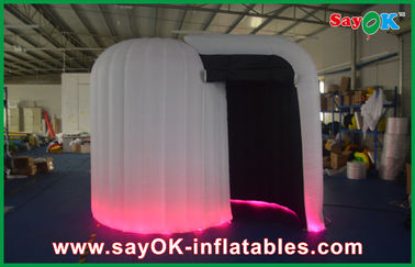 Inflatable Led Photo Booth Indoor Inflatable Photobooth, Custom Made White Inflatable Cube Tent