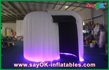 Inflatable Photo Studio Snail Folding Inflatable Photo Booth LED Tahan Air Untuk Bisnis Sewa