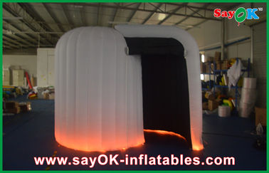 Inflatable Photo Studio Snail Folding Inflatable Photo Booth LED Tahan Air Untuk Bisnis Sewa