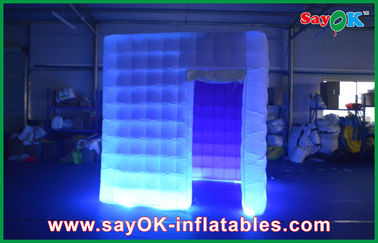 Photo Booth Decorations Colorful Led Lighting Photo Booth Tent Inflatable Untuk Penggunaan Keluarga