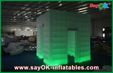 Inflatable Photo Booth Rental Photo Booth Komersial Besar White 2 Door Inflatable Wedding Tent