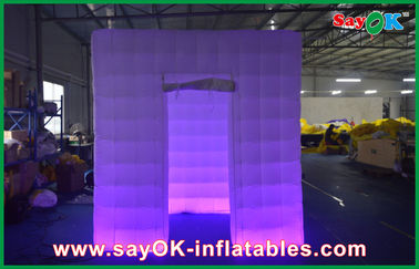 Inflatable Photo Booth Rental Advertisement Inflatable Blow Up Photo Booth Led Cube 210d Oxford Cloth