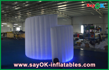 Photo Booth Backdrop Komersial Led Inflatable Photo Booth, Lipat Spiral Inflatable Photobooth